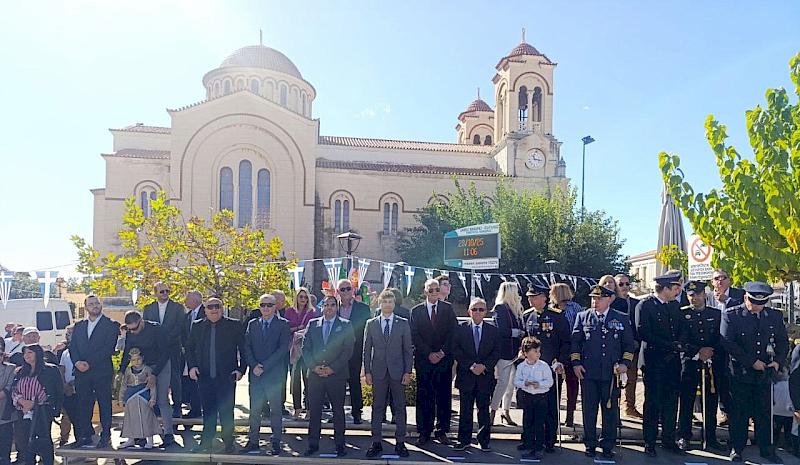 Με λαμπρότητα και Εθνική υπερηφάνεια ο Δήμος Μάνδρας – Ειδυλλίας τίμησε το Έπος του ’40 και το “ΟΧΙ” της 28ης Οκτωβρίου